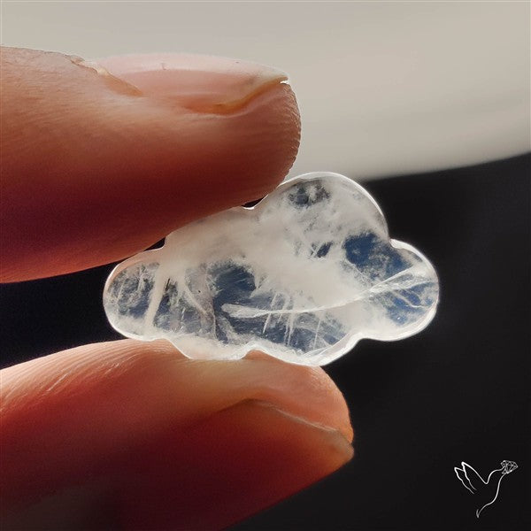 Himalayan Quartz Cloud Carving