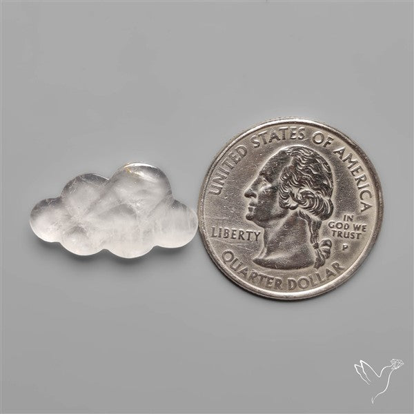 Himalayan Quartz Cloud Carving