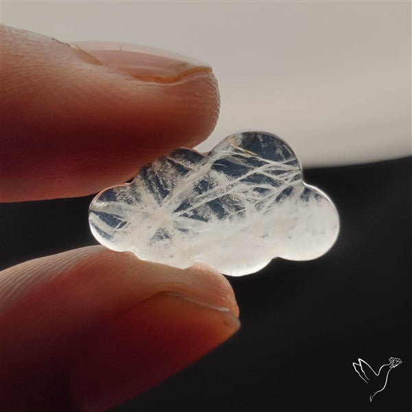 Himalayan Quartz Cloud Carving