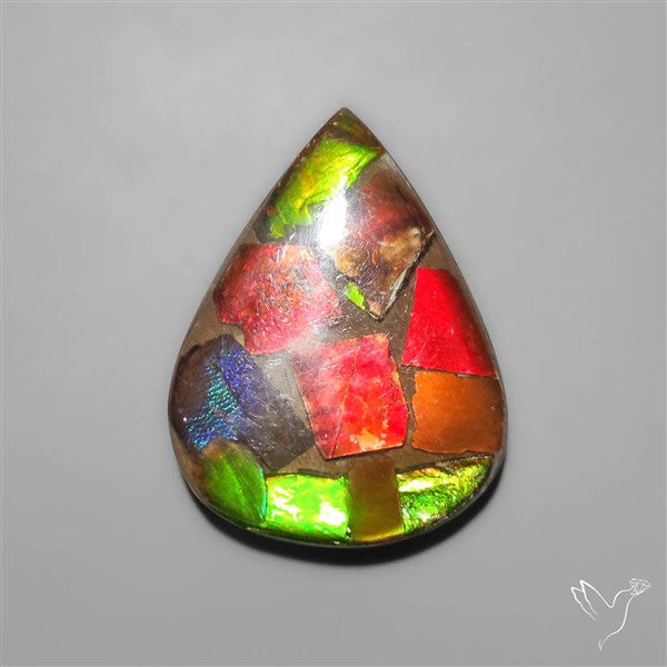 AAA Ammolite Inlay in Resin
