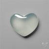 Aqua Chalcedony Heart