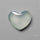 Aqua Chalcedony Heart
