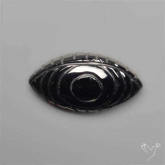 Black Onyx Eye Carving