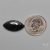 Black Onyx Eye Carving