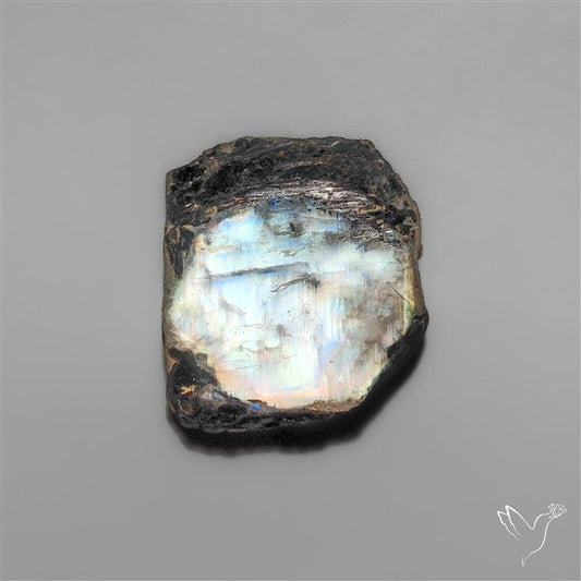 Raw Moonstone With Touramline Inclusion