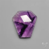 Rose Cut Chevron Amethyst Coffin