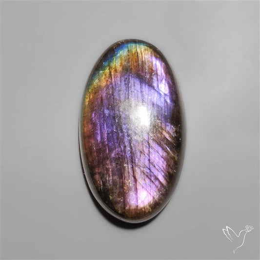 Dark Purple Labradirite Cabochon