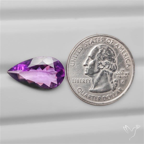 Faceted Brazilian Amethyst