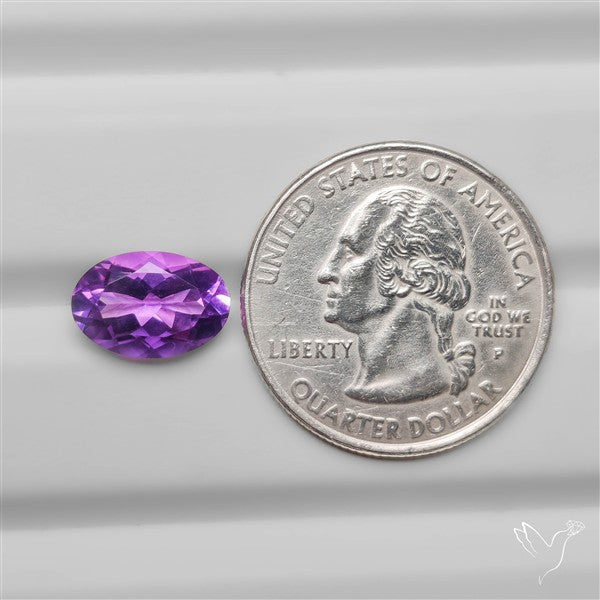 Faceted Brazilian Amethyst