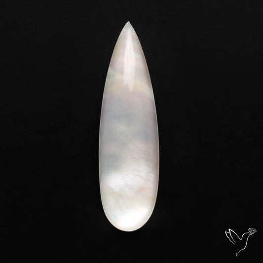 Himalayan Quartz And Mother of Pearl Doublet
