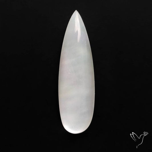 Himalayan Quartz And Mother of Pearl Doublet