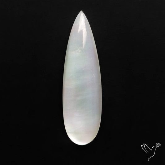 Himalayan Quartz And Mother of Pearl Doublet