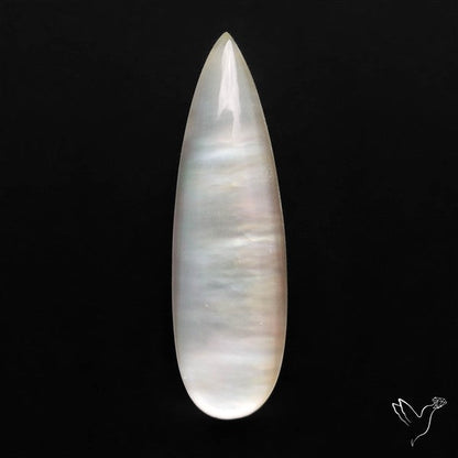Himalayan Quartz And Mother of Pearl Doublet