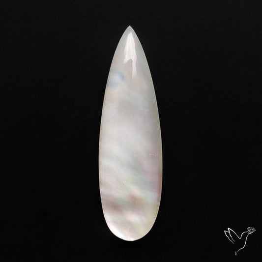 Himalayan Quartz And Mother of Pearl Doublet
