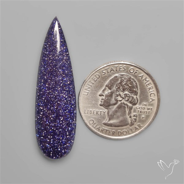Himalayan Quartz And Blue Goldstone Doublet