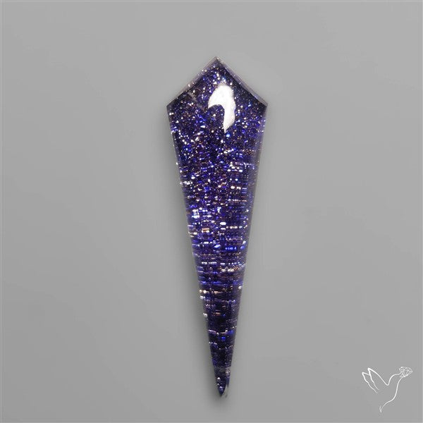 Himalayan Quartz And Blue Goldstone Doublet