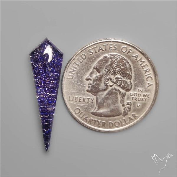 Himalayan Quartz And Blue Goldstone Doublet