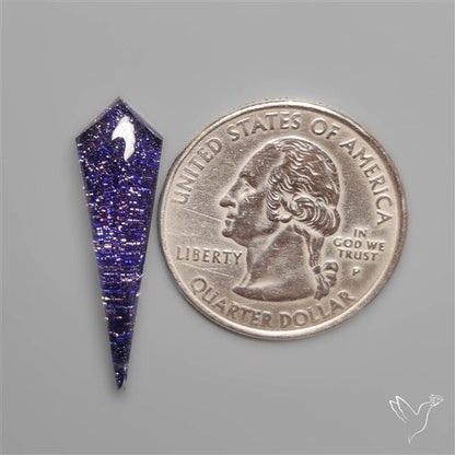 Himalayan Quartz And Blue Goldstone Doublet