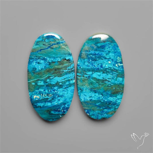 Peruvian Chrysocolla Pair