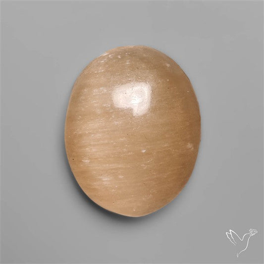 Peach Selenite Cabochon