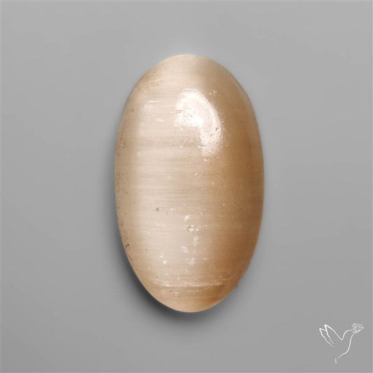 Peach Selenite Cabochon