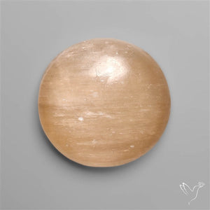 Peach Selenite Cabochon