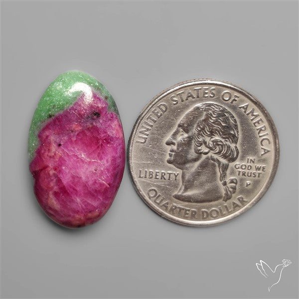 Ruby In Zoisite Cabochon