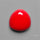Red Rosarita Gold Slag Cabochon