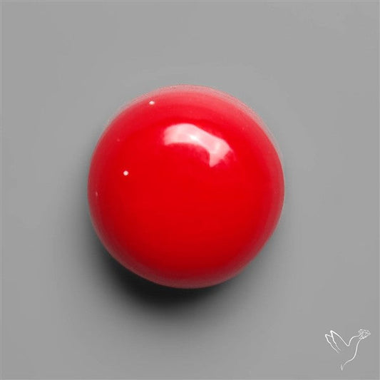 Red Rosarita Gold Slag Cabochon