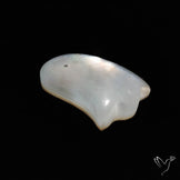 Himalayan Quartz With Mother Of Pearl Ghost Carving Doublet