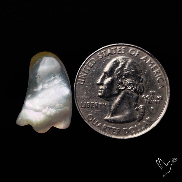 Mother Of Pearl Ghost Carving