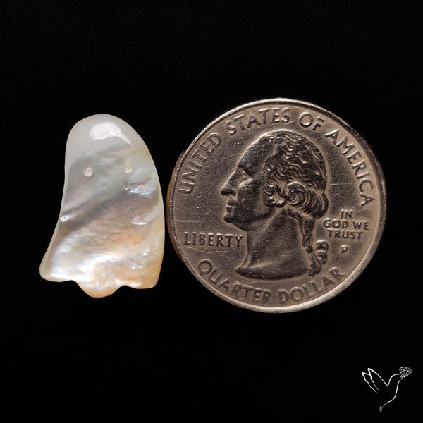 Mother Of Pearl Ghost Carving