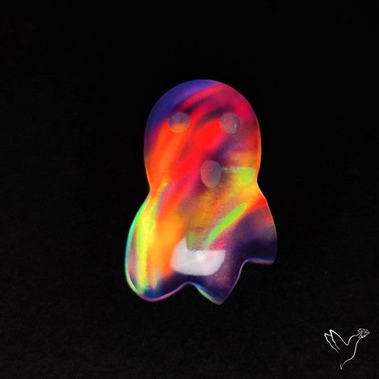 Aurora Opal Doublet Ghost Carving