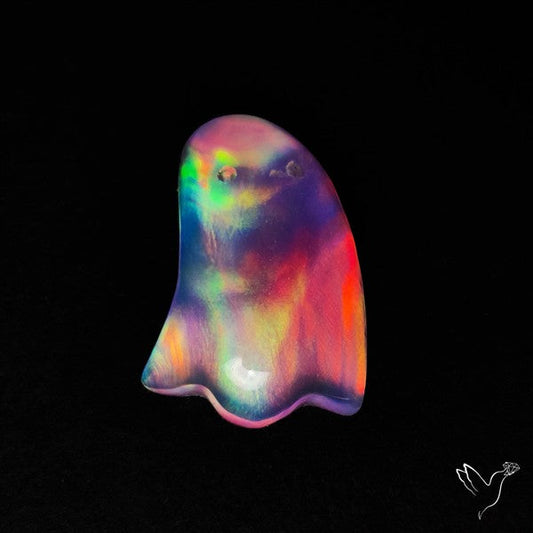 Aurora Opal Doublet Ghost Carving