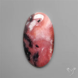 Peruvian Pink Opal with Dendrite Cabochon