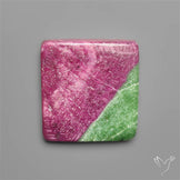 Flashy Ruby In Zoisite Cabochon