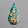 Botswana Agate Indian Hand Paint Art Stone