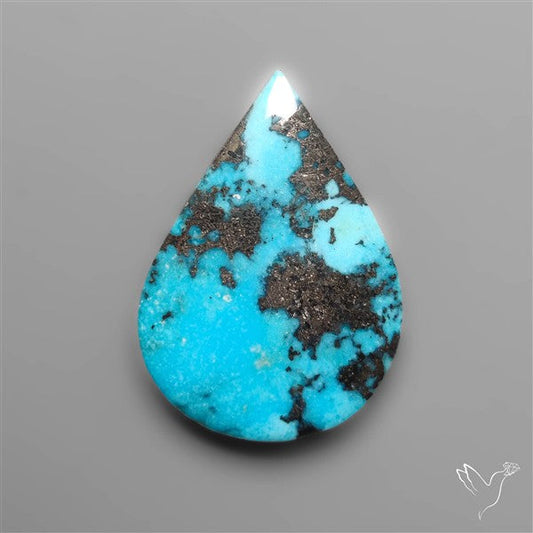 Morenci Turquoise with Pyrite Cabochon