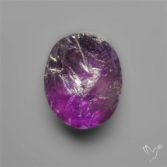 Raw Face Amethyst (Flat Back)