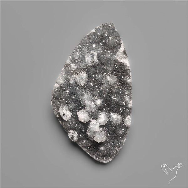 Rare Natural Black Quartz Druzy
