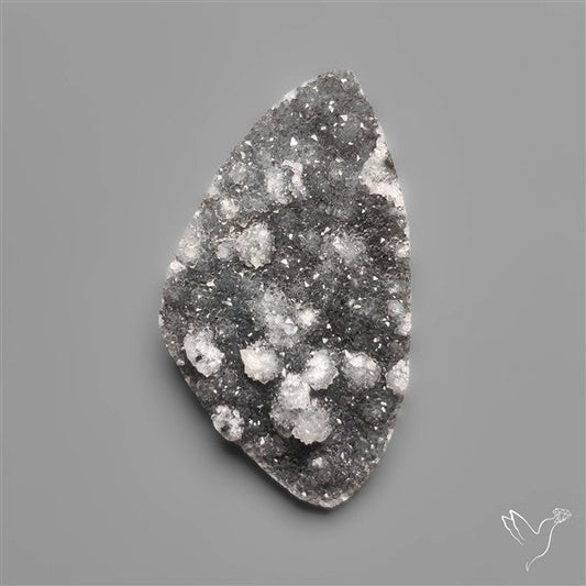 Rare Natural Black Quartz Druzy