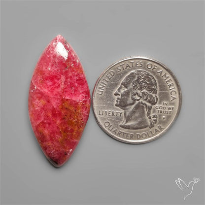 Gemmy Rhodochrosite Cabochon
