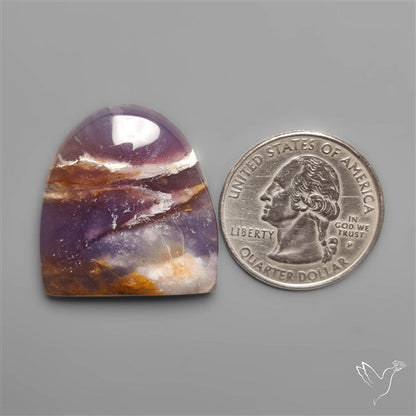 Purple Java Chalcedony Cabochon