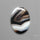 Black Banded Agate Cabochon