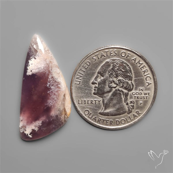 Purple Java Chalcedony with Plume Inclusions