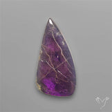 Purpurite Cabochon with Deep Purple Flash