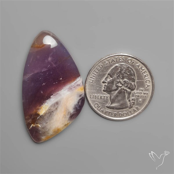 Purple Java Chalcedony Cabochon