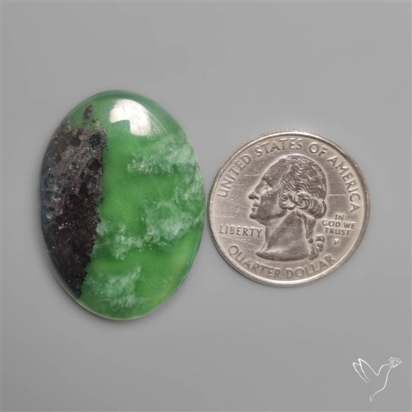 Bi-Color Serpentine Cabochon