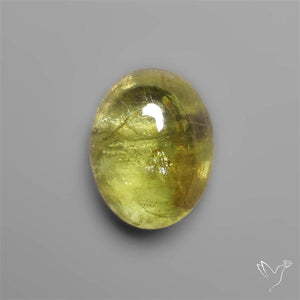 Green Sphene Cabochon Small
