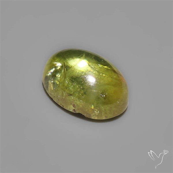 Green Sphene Cabochon Small